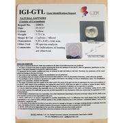 4.17 Ratti Natural yellow sapphire with Govt Lab Certificate-(8991)